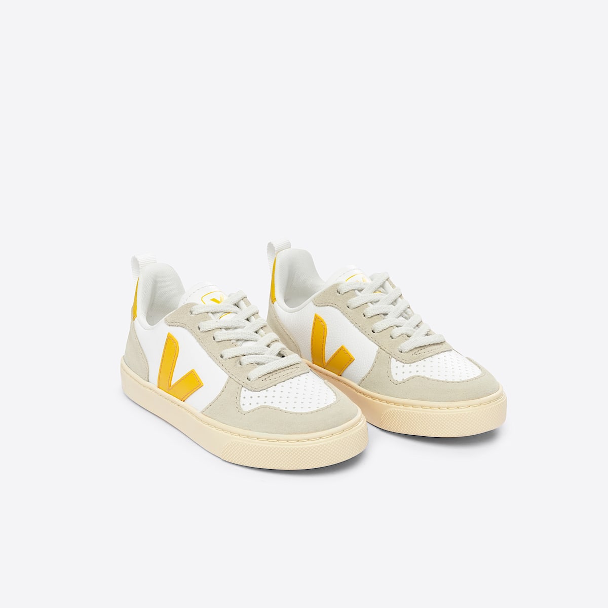 V-10 LEATHER WHITE OURO ALMOND - Image 2