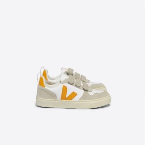 V-10 LEATHER WHITE OURO