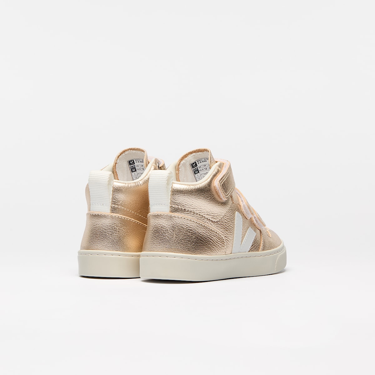 V-10 MID LEATHER PLATINE WHTE - Image 3