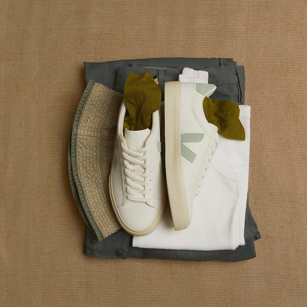 CAMPO LEATHER WHITE MATCHA - Image 4