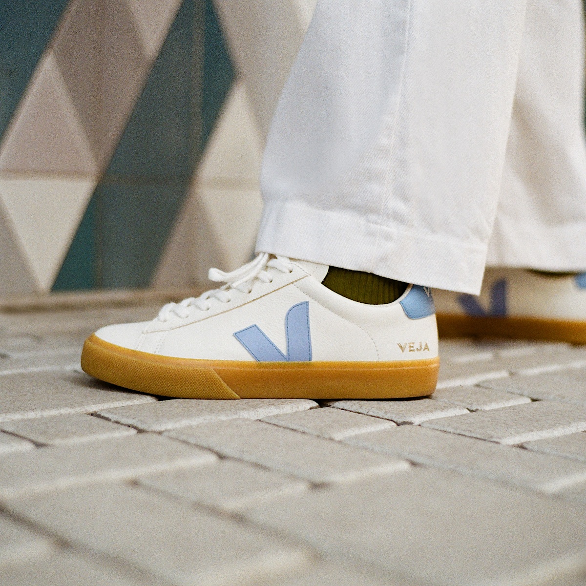 CAMPO LEATHER WHITE AQUA NATURAL - Image 4