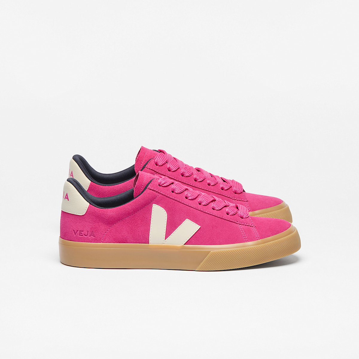 CAMPO BOLD SUEDE PINK PIERRE NATURAL
