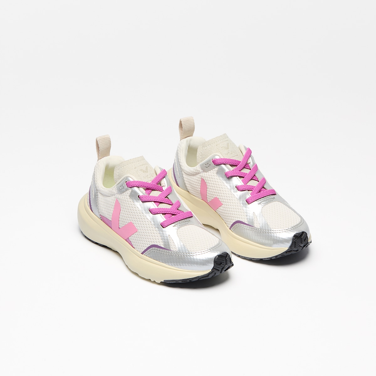 CANARY ELASTIC LACES ALVEOMESH GRAVEL MALIBU SILVER - Image 2