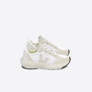 CANARY ELASTIC LACES ALVEOMESH WHITE PIERRE