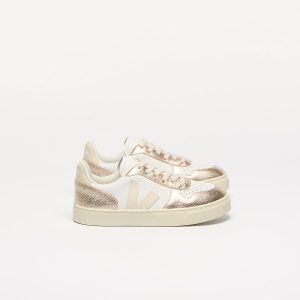 V-10 LEATHER WHITE CALCAIRE PLATINE