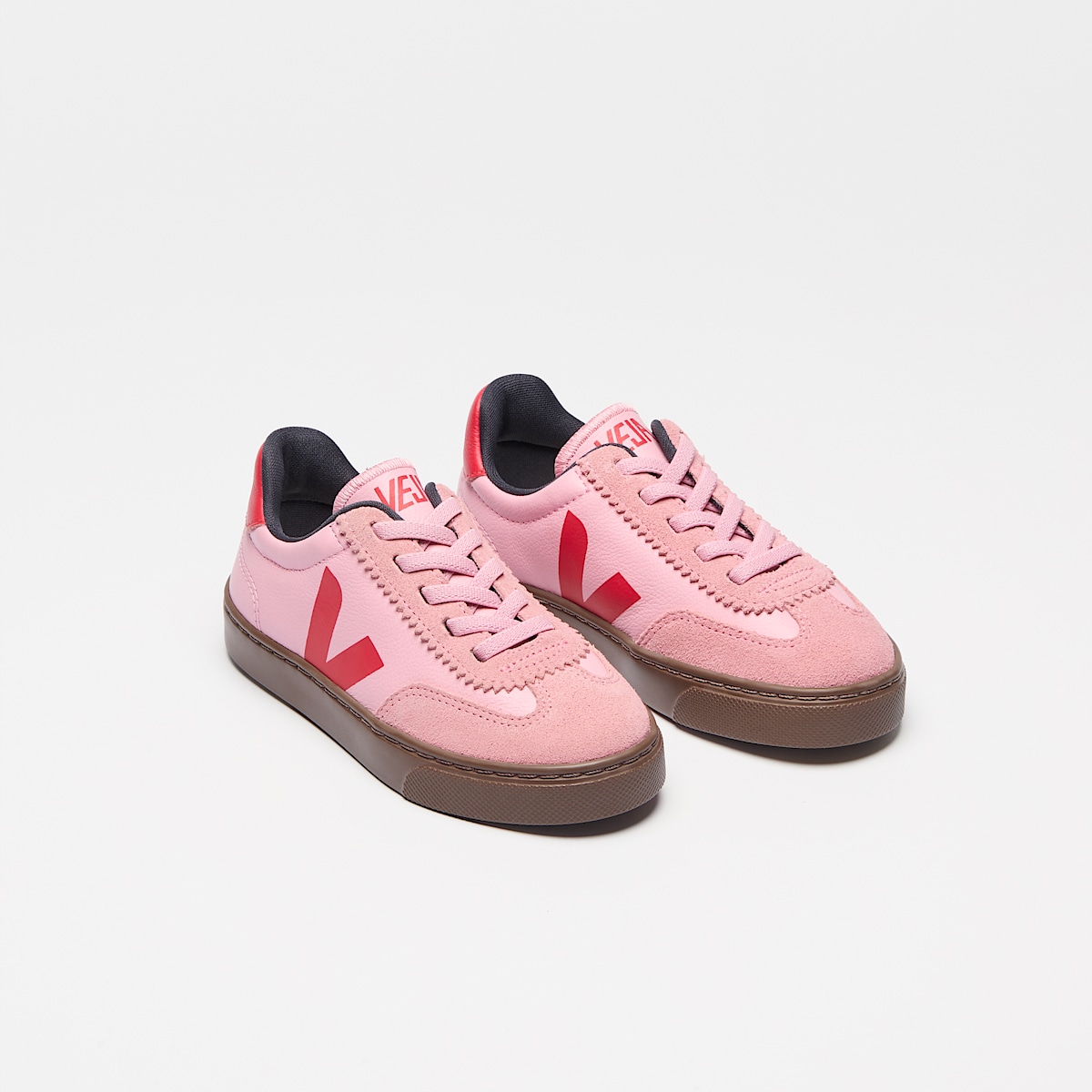 VOLLEY ELASTIC LACES LEATHER GUIMAUVE PEKIN BARK - Image 2