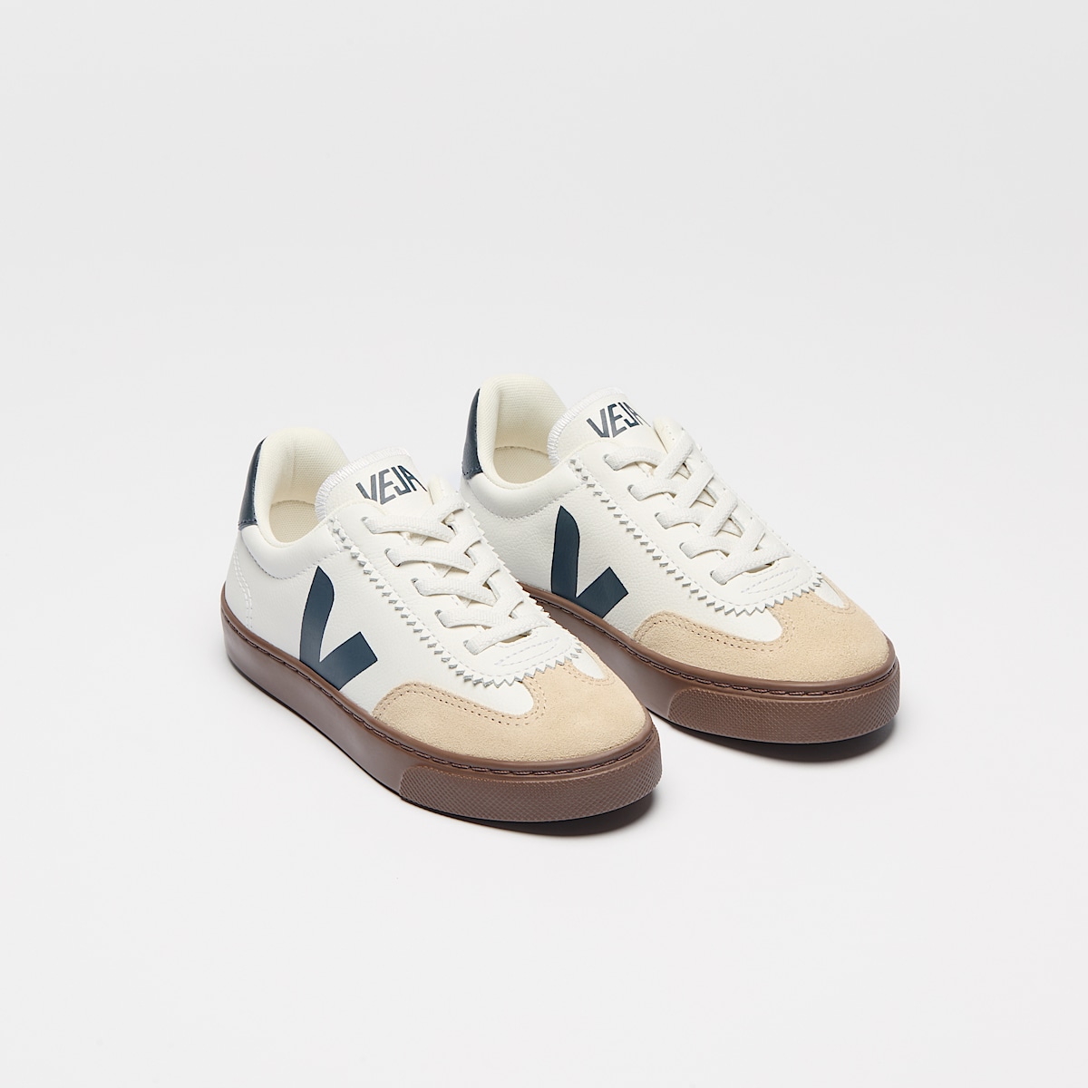 VOLLEY ELASTIC LACES LEATHER WHITE NAUTICO BARK - Image 2