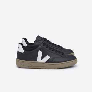 V-12 LEATHER BLACK DUNE