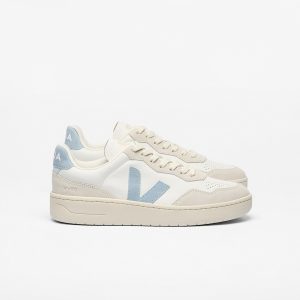 V-90 LEATHER WHITE STEEL