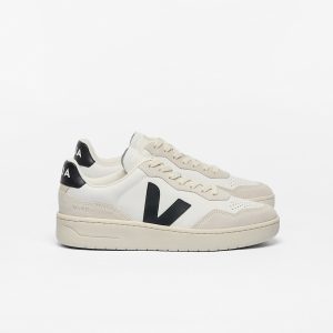 V-90 LEATHER WHITE BLACK