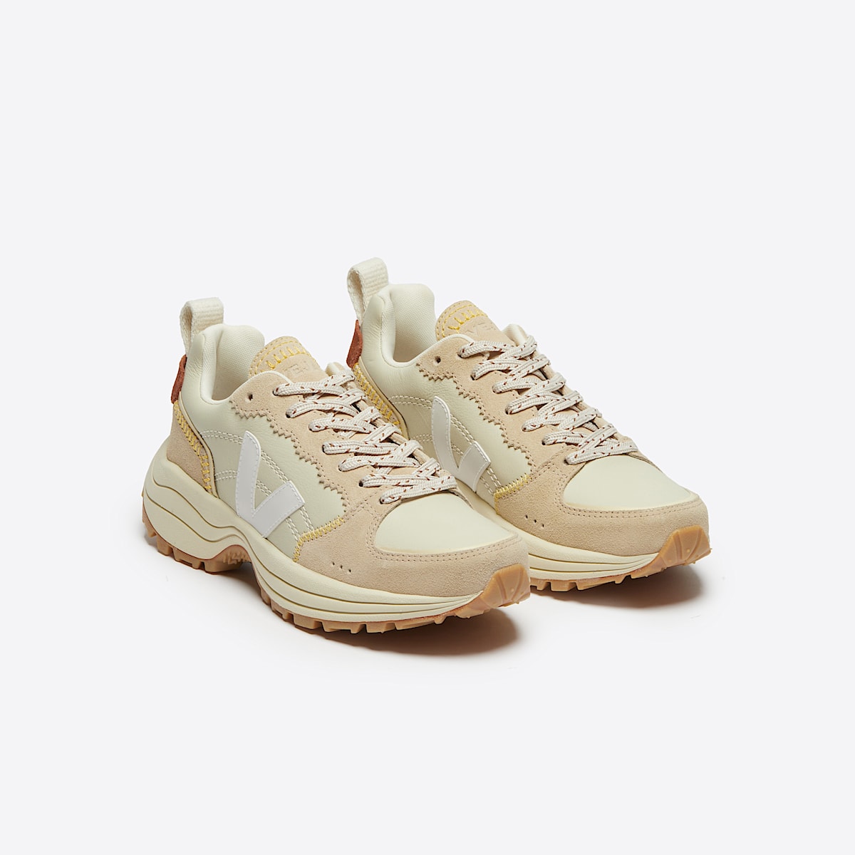 VENTURI II LEATHER VEJA X BIMBA Y LOLA MULTICO ALMOND - Image 2