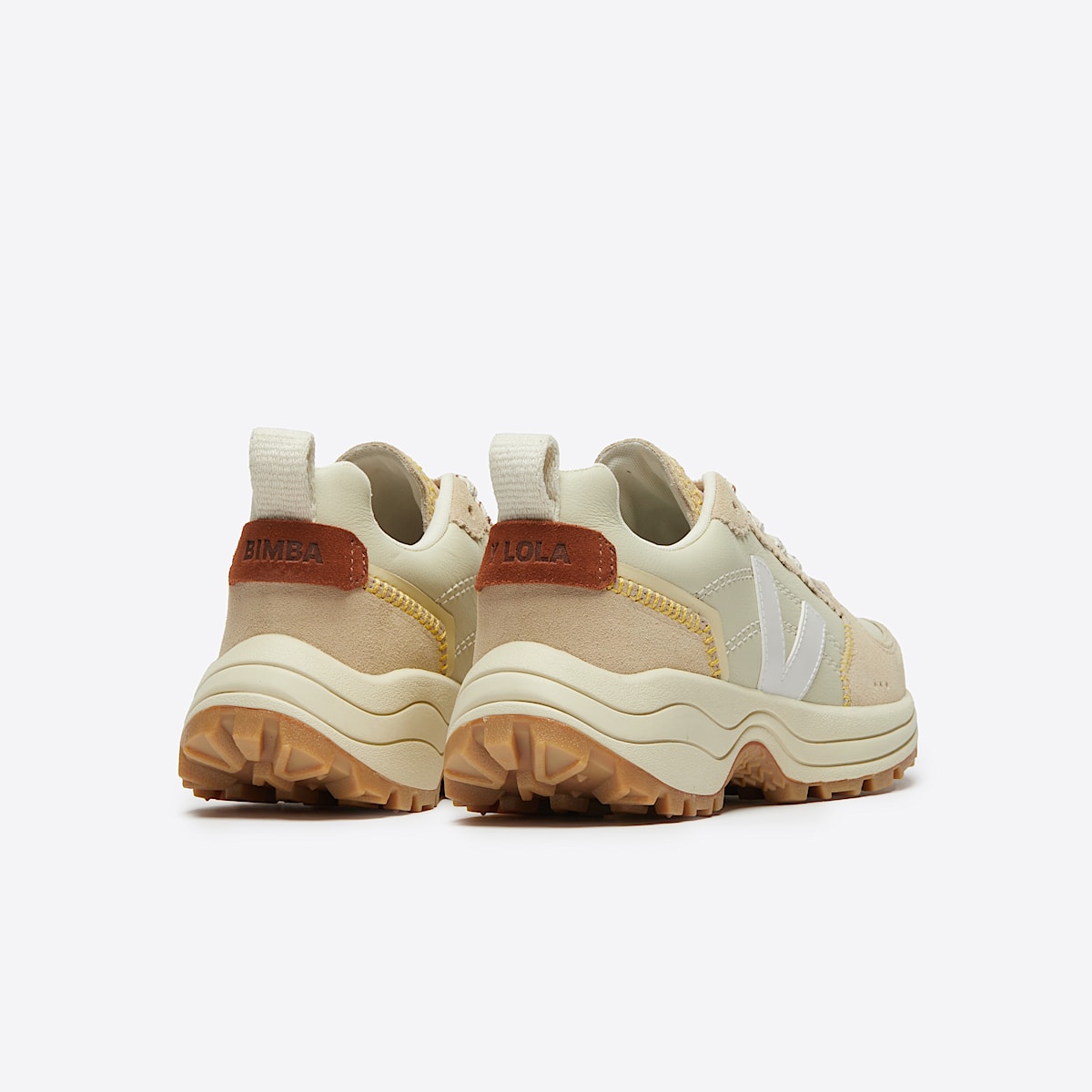 VENTURI II LEATHER VEJA X BIMBA Y LOLA MULTICO ALMOND - Image 3