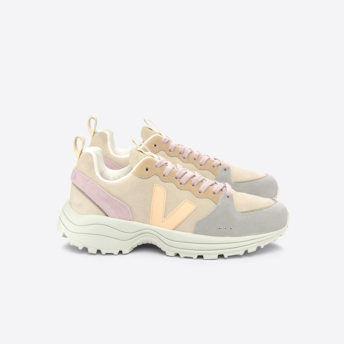 VENTURI SUEDE ALMOND PEACH MULTICO