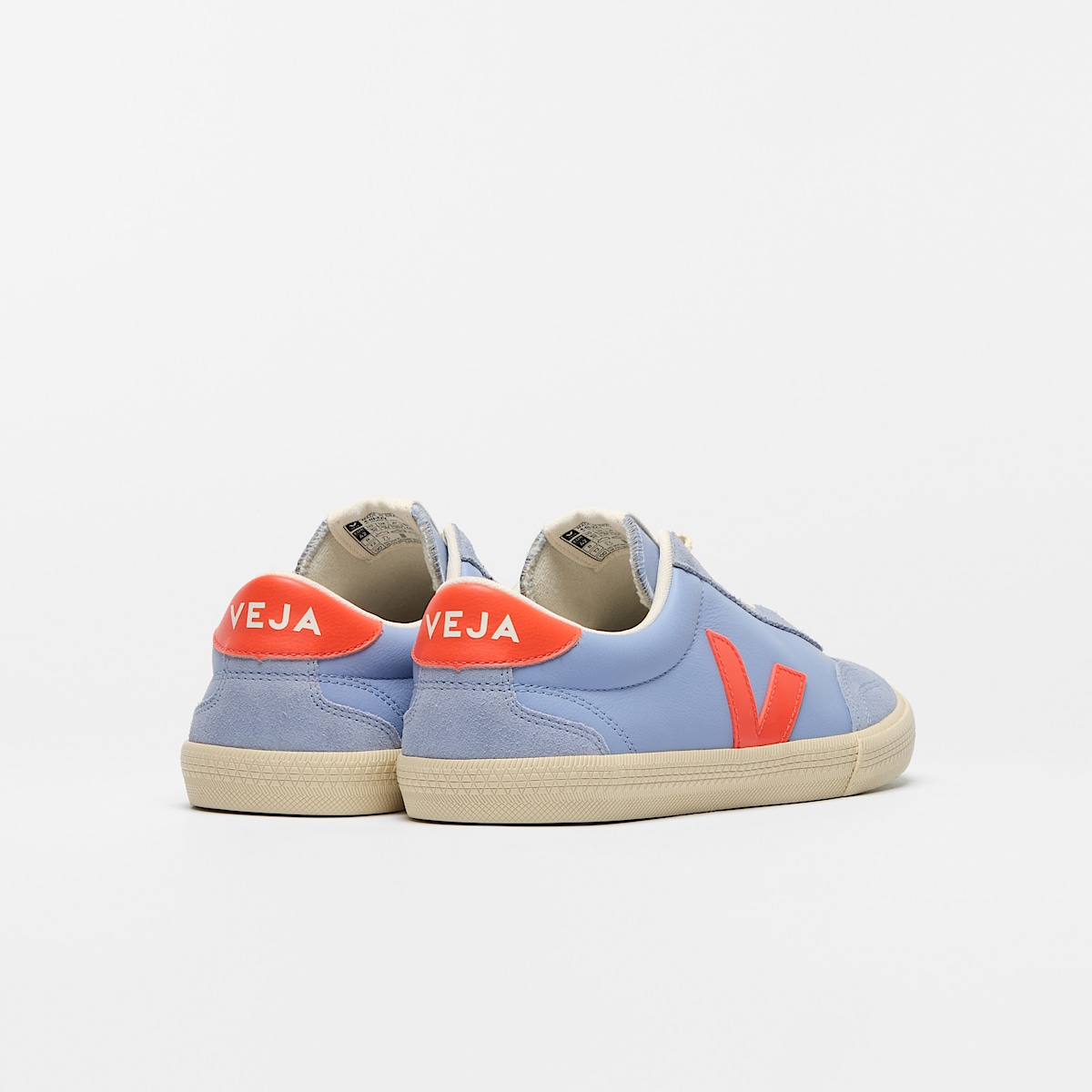 VOLLEY LEATHER OLYMPE ORANGE FLUO CALCAIRE - Image 3